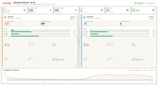 Balanceador NetScaler · Par HA